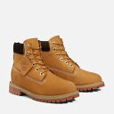 【送料無料】【ティンバーランド/6インチ プレミアム ウォータープルーフ ブーツ ジュニア】Timberland C/O J 6-INCH PREMIUM WATERPROOF BOOT WHEAT NUBUCK 12909-713