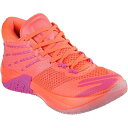 【送料無料】【スケッチャーズ/レイン/バスケットボールシューズ】SKECHERS 25Q1 SKX REIGN CORAL/HOT PINK 253020-CR...
