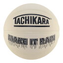 【送料無料】【6号球】【バスケットボール/レディースサイズ】【アウトドア用】TACHIKARA BASKETBALL タチカラ ボール MAKE IT RAIN SB6-213 グレーベージュ 合成皮革