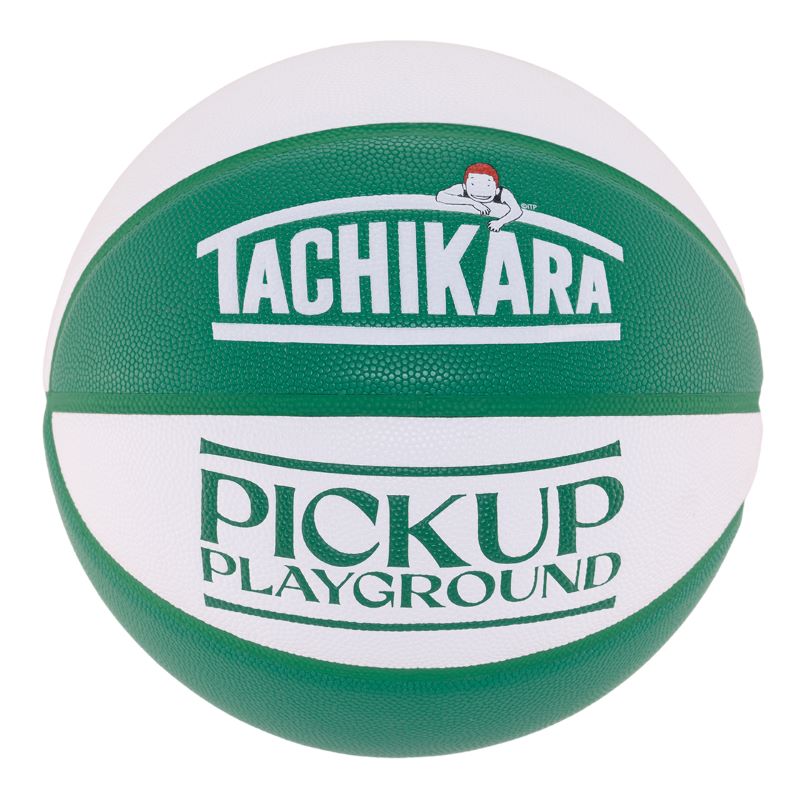 ボール 【送料無料】【限定モデル】【7号球】【バスケットボール】【PLAYGROUND別注】タチカラ ボール TACHIKARA BASKETBALL ピックアッププレーグラウンド PICK UP PLAYGROUND ×TACHIKARA BALL PACK SB7-585 メンズボール グリーン/ホワイト スラムダンク 桜木花道