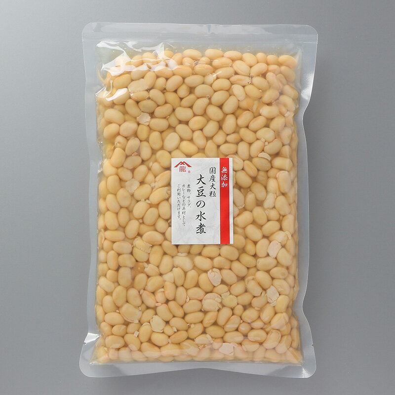 手作り味噌用国産やわらか大豆水煮1kg【業務用／無添加／無化学調味料／煮大豆】※遺伝子組み換え大豆ではございません※