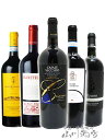 厳選イタリア赤ワイン5本セット ( 750ml×5 ) 【 4457 】【 イタリア赤ワイン 】【 送料無料 】【 お中元 贈り物 ギフト プレゼント 】