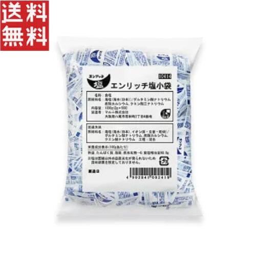 マルニ　エンリッチ塩　小袋（2g×500P）メール便 送料無料 ss