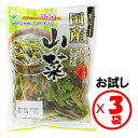 【送料無料】国産 山菜ミックス水煮「菜ごころ 国産山菜ミックス 90g」×お試し3袋セット【山菜うどん 山菜そば 和え物 炒め物 山菜ごはん 和風パスタに】【国産原料使用 わらび なめこ みず（ウワバミソウ） えのき茸】山菜水煮 水煮山菜ミックス 山菜の水煮