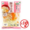 【送料無料】「うまみ丸ごと野菜 国産豚汁の具390g」×10袋【1袋約3人分 野菜水煮 カット野菜 水煮野菜 時短調理 そのまま使える 鍋 芋煮会 キャンプ ア...
