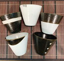 ( Zen MONOコントラスト フリーカップ ) 日本製 美濃焼 陶器 モノクロ おしゃれ カップ コップ お茶 ビール ロック 家飲み