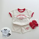 ベビー服 セットアップ 半袖 夏 80cm 90cm 100cm 110cm 120cm 130cm ジャージ 上下セット スポーツ 女の子 男の子 コットン ...