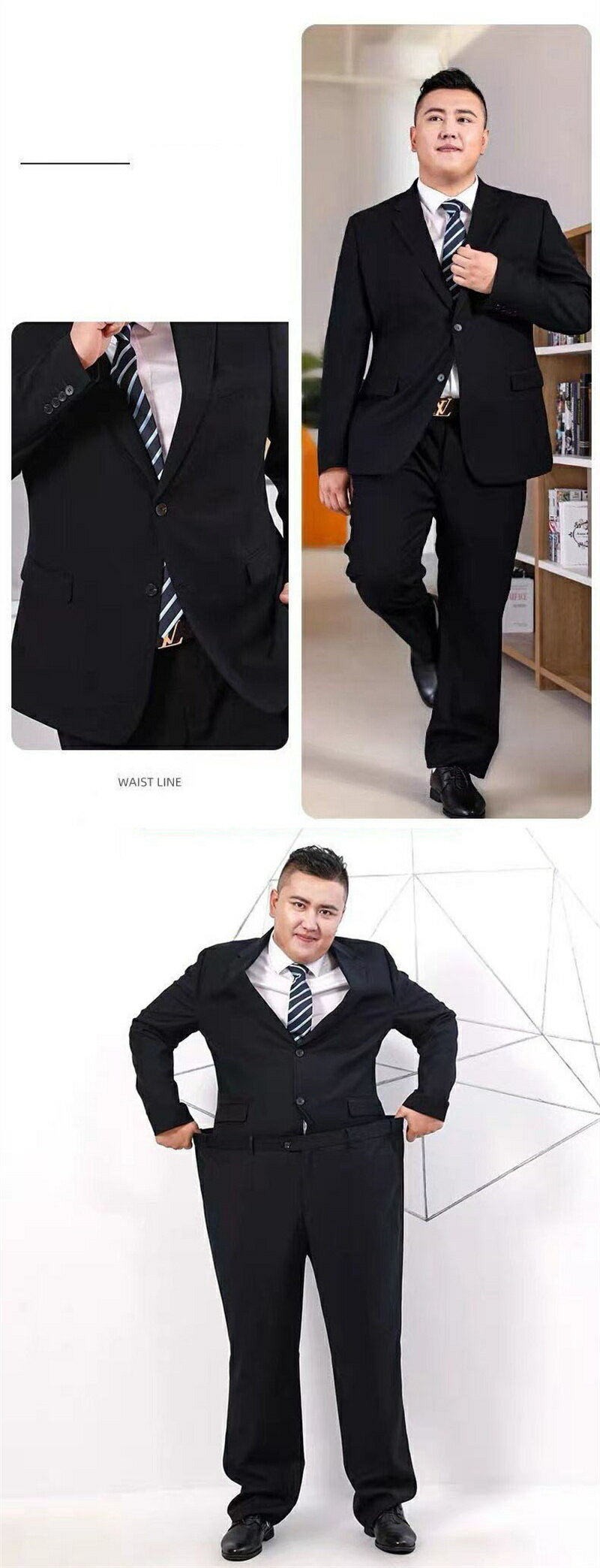 スーツセット M〜9XL！大きいサイズ スーツ フォーマル オールシーズン メンズ パンツ ネイビー メンズスーツ 3L ウォッシャブル ブラック 細身 ビジネス セットアップ スーツジャケット スラックス 黒 送料無料