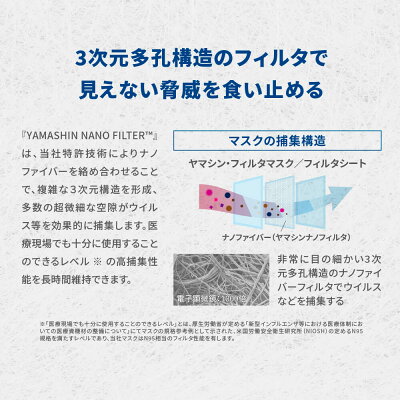 究極のヤマシン・フィルタマスクZexeed3枚入り