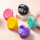 ヘアブラシ 頭皮マッサージ器 ヘッドスパ シリカゲル ウェットブラシ プレゼント 絡まない 櫛 頭皮ケア ヘッドマッサージ メンズ レディース おしゃれ 指圧 マッサージ器 父の日 母の日 ギフト くし マッサージ用品 理容所 美容院用 マッサージブラシ 実用的(4)