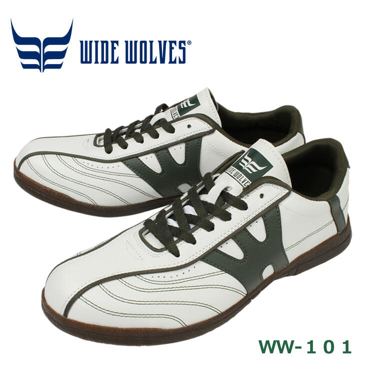 おたふく手袋 安全靴 WIDE WOLVES WW-101 ローカットタイプ JSAA規格A種 鋼製