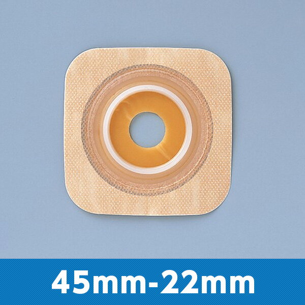 バリケア ナチュラ ソフトフランジ プレカット 00322 45mm 既製孔サイズ22mm 1箱10枚 コンバテック【返品不可】