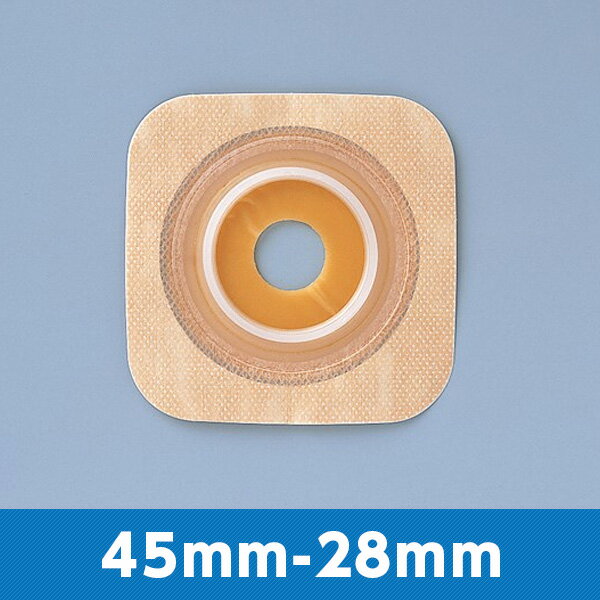 バリケア ナチュラ ソフトフランジ プレカット 00324 45mm 既製孔サイズ28mm 1箱10枚 コンバテック【返品不可】