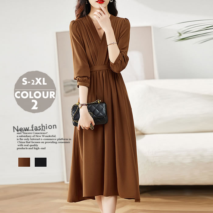 激安【最大800円クーポン配布中】新作ワンピース秋 レディース ワンピース秋 シャツワンピース 秋ワン..