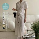 赤字覚悟【300円offクーポン配布中】新作ワンピース夏 レディースワンピース夏 シャツワンピース 夏ワンピース リネンワンピース夏 綿麻ワンピース夏 大人 き...