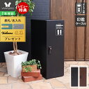 [400円クーポン配布中]【1年保証＆当店限定特典付】宅配ボックス 一戸建て用 マンション ダイヤル錠 おしゃれ シンプル 一体型 置き型 ポスト 大容量 宅配ポスト 郵便ポスト スタンドポスト 鍵付き スリム 木目 モダン 北欧 ゼロリターン ロイム