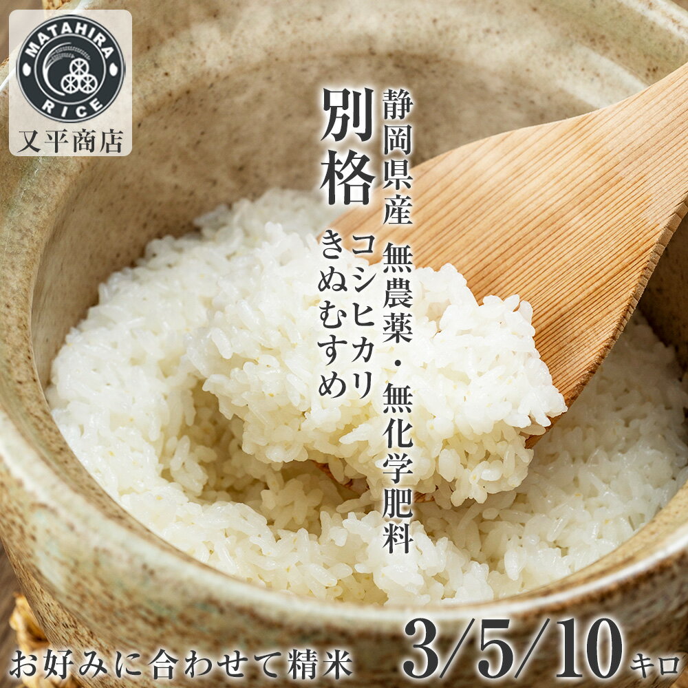 [静岡県産]別格 有機JAS コシヒカリ[新米 令和5年産][3kg 5kg 10kg][お好みに合わせて精米]こしひかり 無農薬 無化学肥料 特別栽培米 米 お米 白米 精米 分づき 単一原料米 3キロ 5キロ 10キロ 送料無料