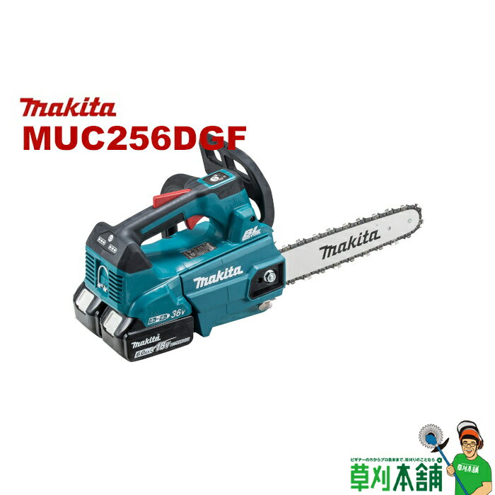 マキタ(makita) MUC256DGF 充電式チェンソー ガイドバー250mm 18V6Ahバッテリ2本・充電器付 カラー/青