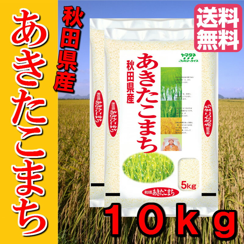 ★リピーター続出！根強い人気★29年産　秋田県産あきたこまち（5kg×2)10kg＼甘み、粘り...