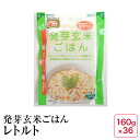 レトルトご飯 発芽玄米ごはん160g×36食入り【03】