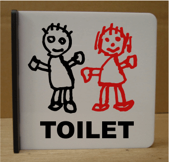 トイレ突き出しプレート　15cm