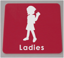 【トイレサインカラープレート】