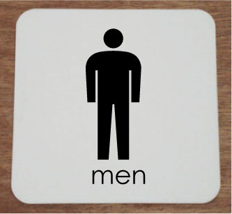 トイレマークアクリルプレート15cm [2]