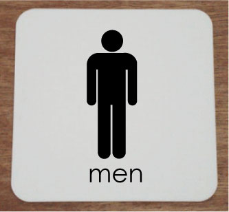 トイレマークアクリルプレート15cm
