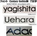 ステンレス艶消し黒色塗装仕上げ4mm厚切り文字表札(裏面ビスだし式)