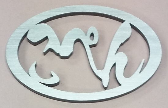 コペンエンブレム ステンレスヘアーライン仕上げ