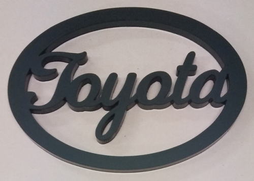 TOYOTAエンブレム 黒