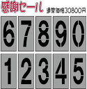 駐車場 番号 吹き付けプレート 文字サイズ 縦300mm【数字10枚セット】