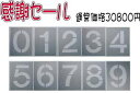 駐車場 番号 吹き付けプレート 文字サイズ 縦300mm【数字10枚セット】
