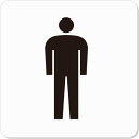 トイレマークアクリルプレート15cm(3)