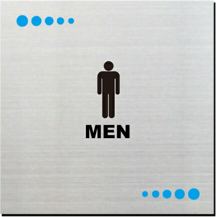 トイレステンレスプレート150mmx150mm