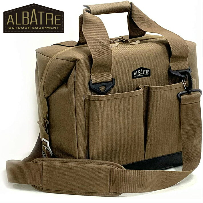 Albatre アルバートル マルチクーラーバッグ 18L AL-CB180 15mm厚断熱材 保冷 5層構造 ソフトクーラーボックス キャンプ アウトドア ハイキング 遠足