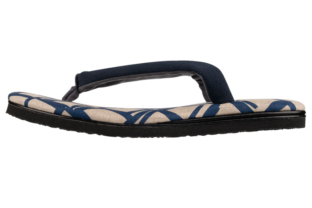 父の日 プレゼント 花以外 大和工房 雪駄 男性 せった おしゃれ サンダル 国産 日本製 職人手作り 履物 和装 雑貨 カク麻 深縹 【メンズ】｜R1558