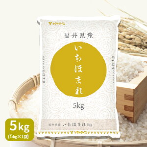 【6/11最終発送】いちほまれ 福井県産 5kg (5kg×1) 令和6年産お米 米 ヤマトライス お歳暮 お中元
