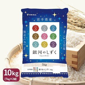 岩手県産 銀河のしずく 10kg (5kg×2) 令和6年産 米 お米 白米 ごはん 贈答 お中元 お歳暮
