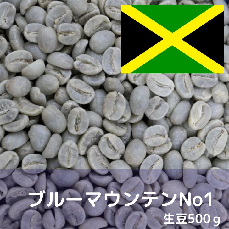 コーヒー生豆 ブルーマウンテンNo1　 500g 送料無料 コーヒー豆 自家焙煎 ギフト お中元 ドリップ