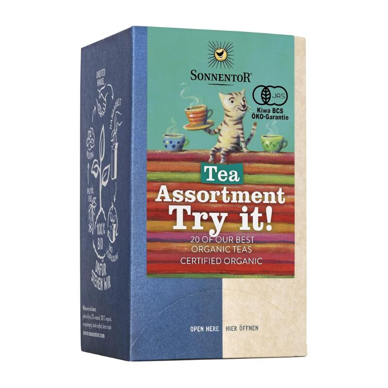 ゾネントア sonnentor バラエティーラインナップ 20種類のお茶 20袋 ハーブティー 正規品 オーガニック 保存料 無添加 無農薬 有機 ノンケミカル 自然 紅茶 ギフト プレゼント お土産