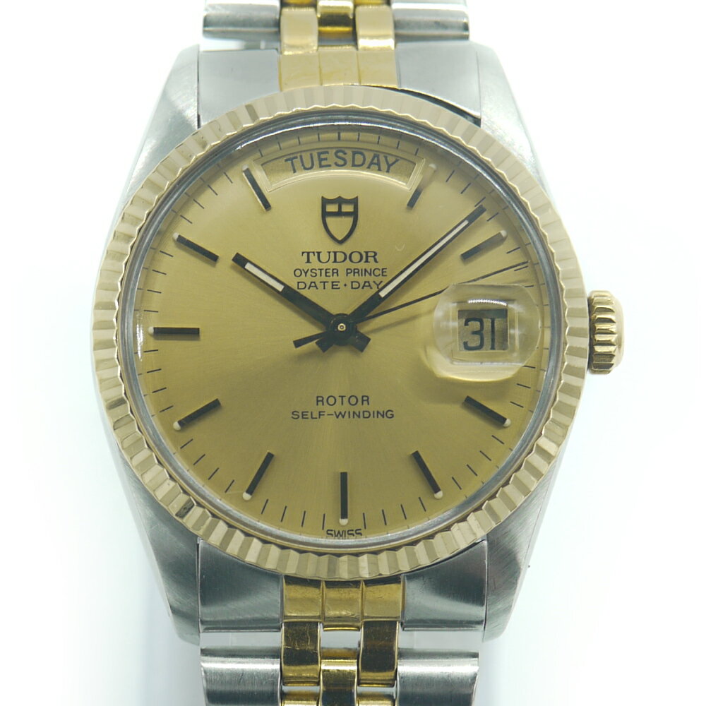 【中古】TUDOR チューダー デイデイト 94613 B34番 SS/YG 自動巻き チュードル Y03758