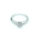 【中古】TIFFANY & Co. ティファニー エンゲージメント リング ダイヤモンド PT950 プラチナ 指輪 6.5号 Y00871