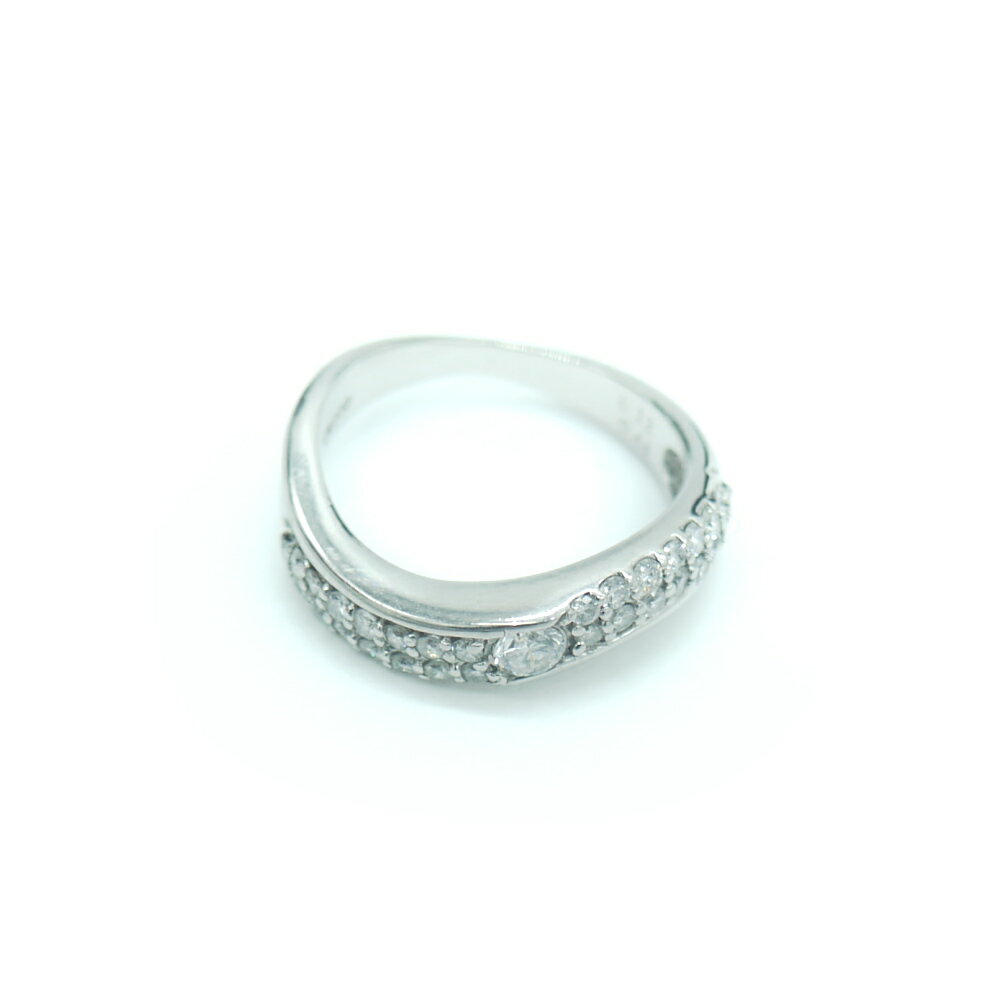 【中古】 Pt900ダイヤモンドデ...