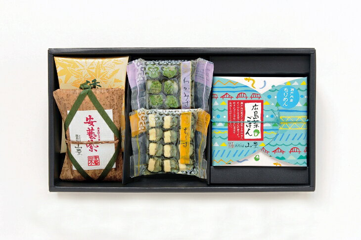 商品説明 美味ギフトお中元 内容量 安藝紫110g×1 倭110g×1 わかみず12個入×1 ちーず粽菜12個入×1 広島菜ごはんちりめん100g(2合用)×1 賞味期間 90日 食物アレルゲン特定原材料 小麦・乳成分 製造元 株式会社山豊 〒731-3196　広島県広島市安佐南区伴東町79-2 TEL:082-848-7778 FAX:082-848-2334 ※食物アレルゲン特定原材料7品目、小麦、乳成分、卵、えび、かに、落花生、そばのうち、使用している原材料のみ表示しています。