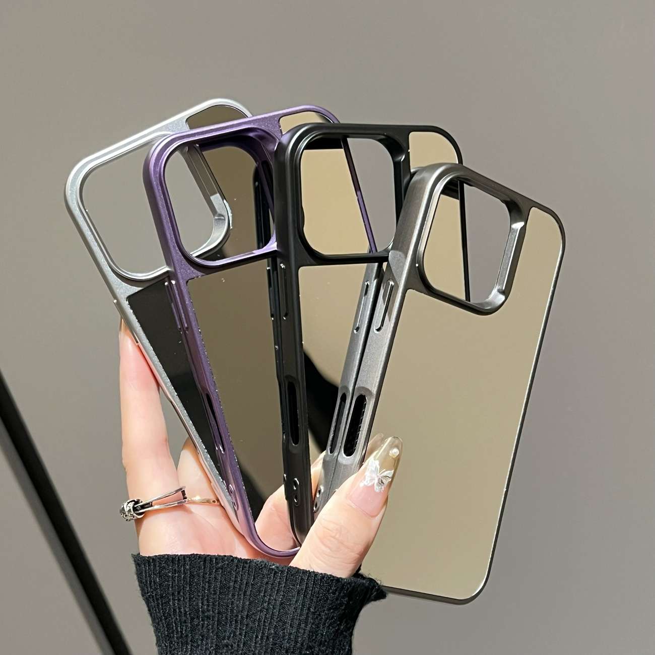 Rakuten - 【180円割引】iPhoneケース iPhoneシリーズ 全機種対応 スマホケース カメラ保護 携帯電話 ケース iPhone17 16 かわいい 韓国 おしゃれ 薄型 大人かわいい 大人可愛い レディース シンプル ファッション INS プレゼント ギフト 若者 落下防止 鏡面 反射