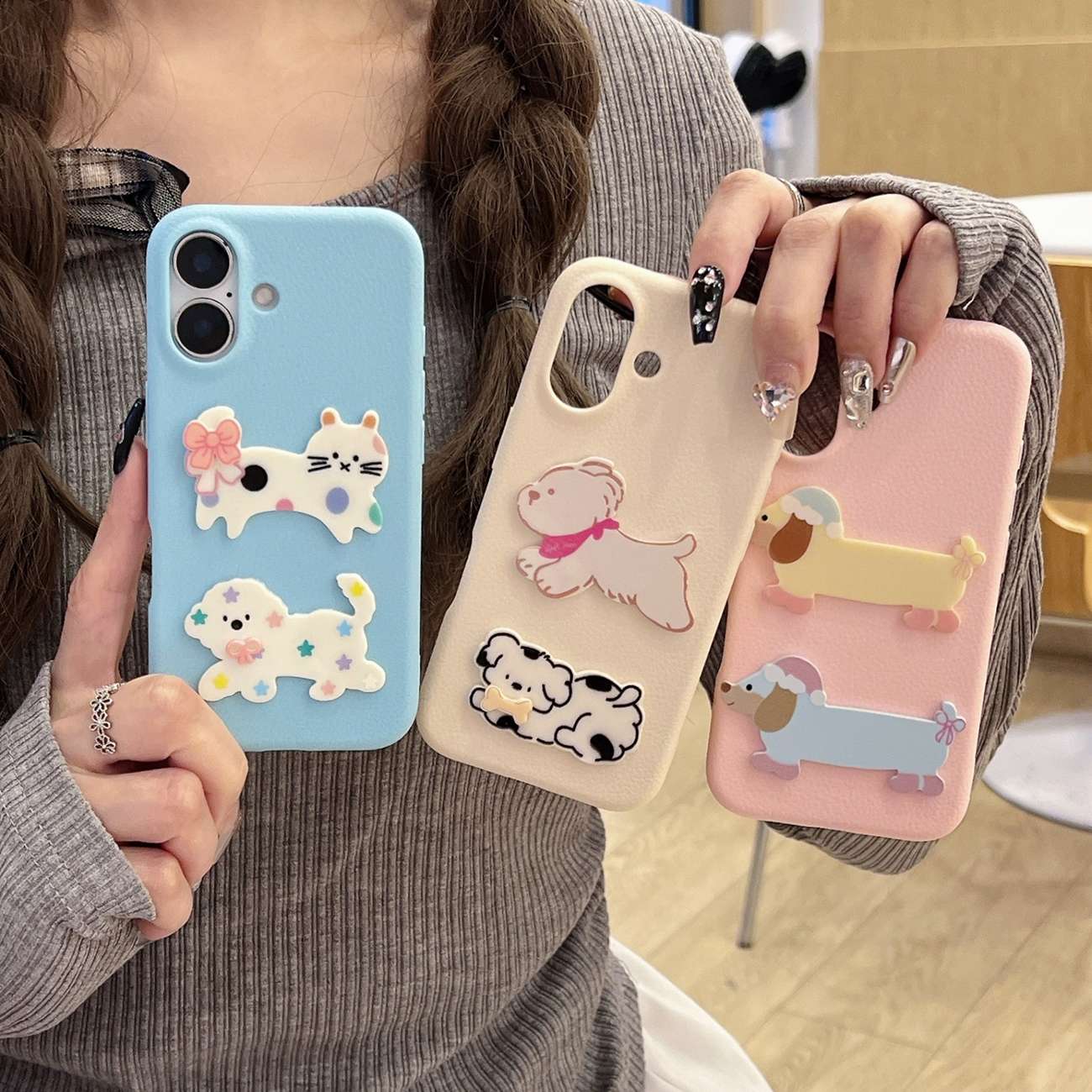 Rakuten - 【180円割引】iPhoneケース iPhoneシリーズ 全機種対応 スマホケース カメラ保護 携帯電話 ケース iPhone17 16 かわいい 韓国 おしゃれ 薄型 大人かわいい 大人可愛い レディース シンプル ファッション INS プレゼント ギフト 若者 落下防止 犬 ドーーパミン