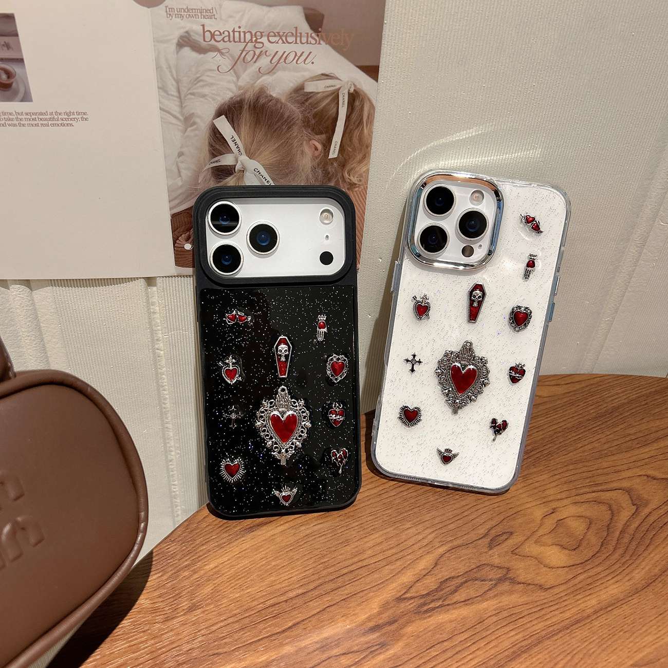 Rakuten - 【180円割引】iPhoneケース iPhoneシリーズ 全機種対応 スマホケース カメラ保護 携帯電話 ケース iPhone17 16 韓国 おしゃれ 薄型 大人かわいい 可愛い レディース シンプル ファッション INS プレゼント ギフト 若者 落下防止 ハート 欧米 ゴシック 十字架 ルビー