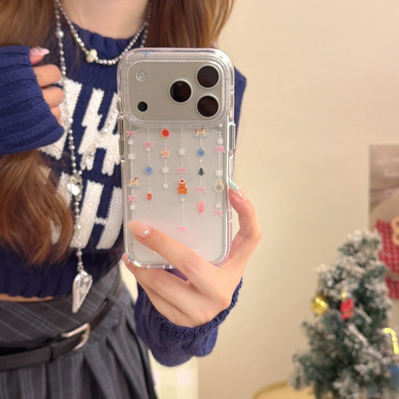 Rakuten - 【180円割引】iPhoneケース iPhoneシリーズ 全機種対応 スマホケース カメラ保護 携帯電話 ケース iPhone17 16 韓国 おしゃれ 薄型 大人かわいい レディース シンプル ファッション INS プレゼント ギフト 若者 落下防止 クリスマス ジンジャーブレッドマン 星 雪の花