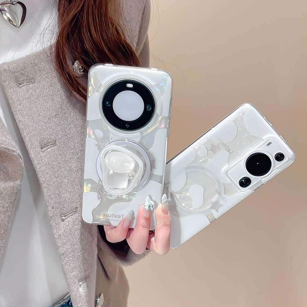 Rakuten - HUAWEI スマホケース ケース HUAWEIケース Mate80/70/60por 携帯電話 スマートフォン レディース おしゃれ 全機種対応 かわいい 可愛い ファーウェイ HUAWEI mate70/60por+ P70/60/50/40 プレゼント ギフト シンプル ファッション 韓国流 INS 可愛い スタンド